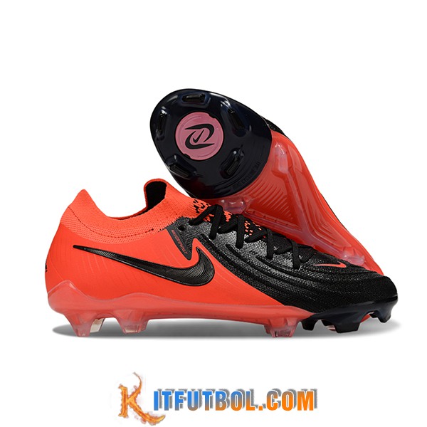 Nike Botas De Fútbol Phantom Luna Elite NU FG Naranja/Negro