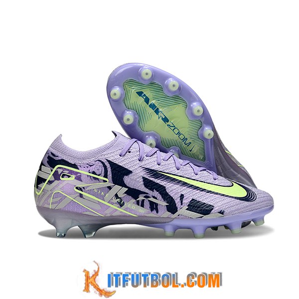 Nike Botas De Fútbol AIR Zoom Mercurial Vapor 16 Elite XXV AG Violeta/Azul/Verde