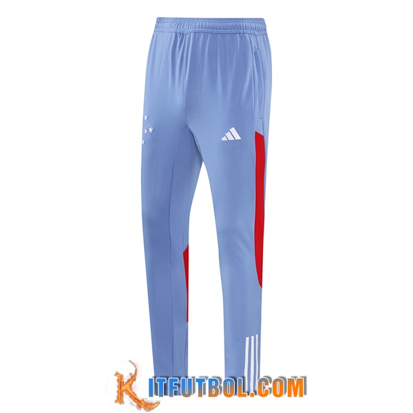 Pantalon Entrenamiento Cruzeiro Gris/Rojo 2025/2026