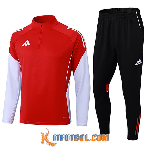 Chandal Equipos De Futbol Adidas Rojo/Blanco 2025/2026