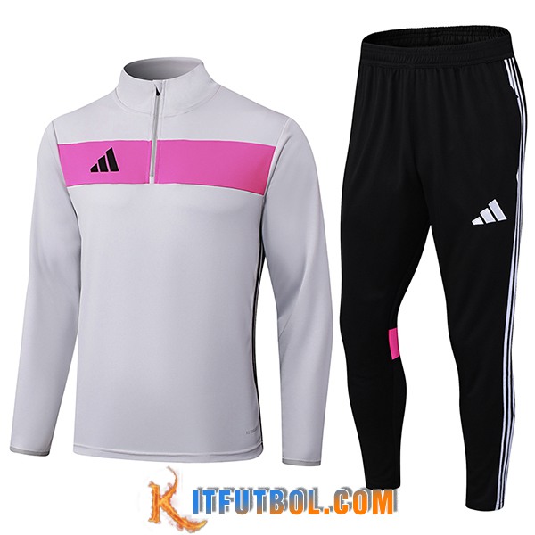 Chandal Equipos De Futbol Adidas Gris/Rosa 2025/2026