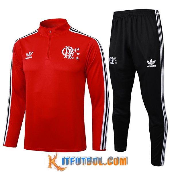 Chandal Equipos De Futbol Flamengo Rojo/Blanco/Negro 2025/2026