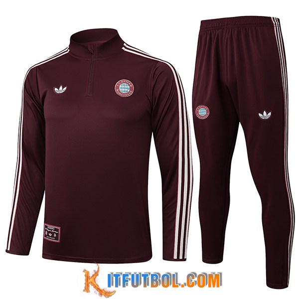 Chandal Equipos De Futbol Bayern Munich Marrón/Blanco 2025/2026