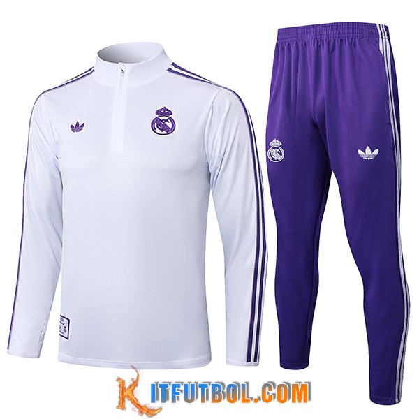 Chandal Equipos De Futbol Real Madrid Blanco/Violeta 2025/2026