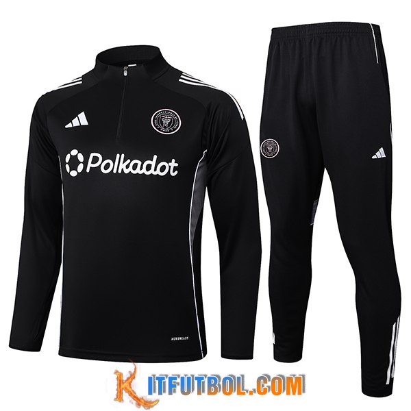 Chandal Equipos De Futbol Inter Miami CF Negro/Gris 2025/2026