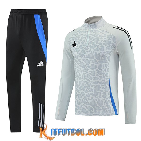 Chandal Equipos De Futbol Adidas Gris/Negro/Azul 2025/2026