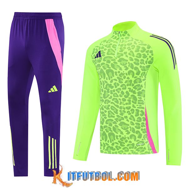 Chandal Equipos De Futbol Adidas Verde/Negro/Rosa 2025/2026