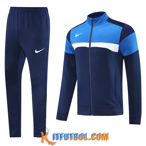 Chandal Equipos De Futbol Chaquetas Nike Azul/Blanco 2025/2026