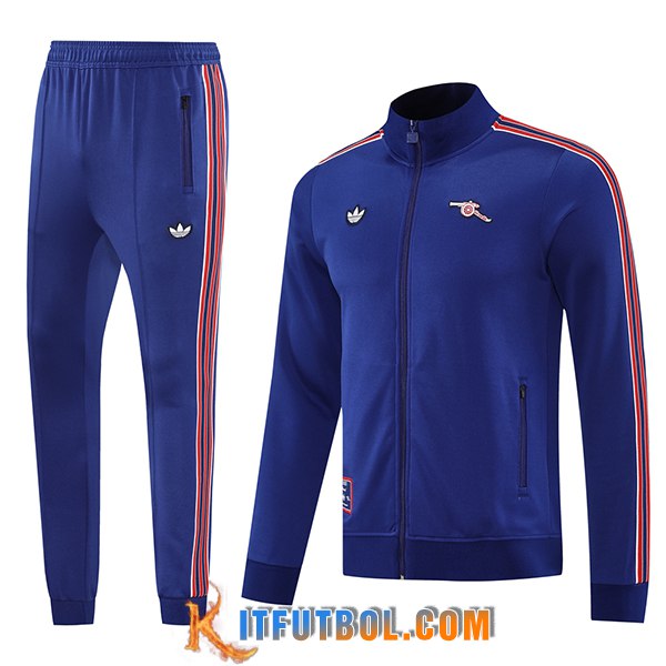 Chandal Equipos De Futbol Chaquetas Arsenal Azul/Rojo 2025/2026