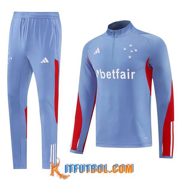 Chandal Equipos De Futbol Foot Cruzeiro Gris/Rojo 2025/2026
