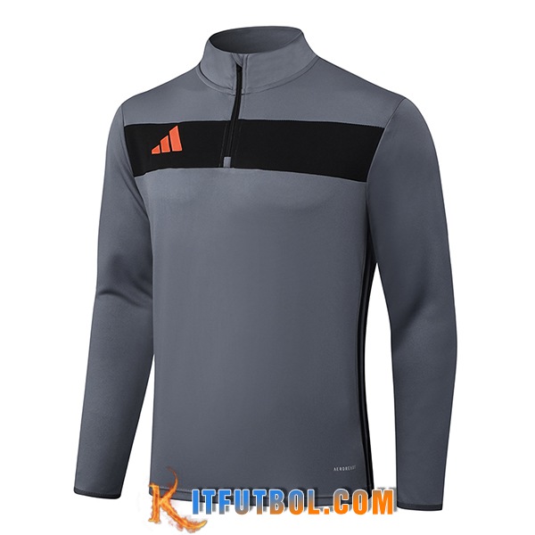 Sudadera De Entrenamiento Adidas Gris/Negro 2025/2026
