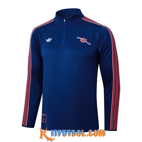 Sudadera De Entrenamiento Arsenal Azul/Rojo 2025/2026