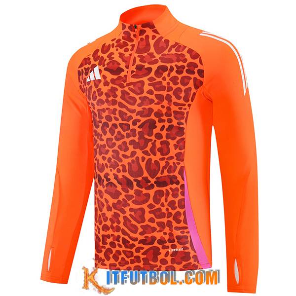 Sudadera De Entrenamiento Adidas Naranja/Marrón/Rosa 2025/2026