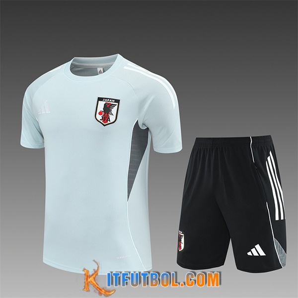 Camiseta Entrenamiento Japon Ninos Gris Claro 2025/2026