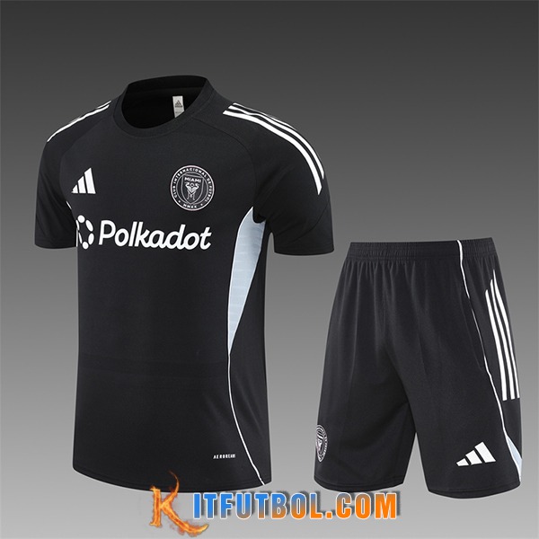 Camiseta Entrenamiento Inter Miami CF Ninos Negro 2025/2026