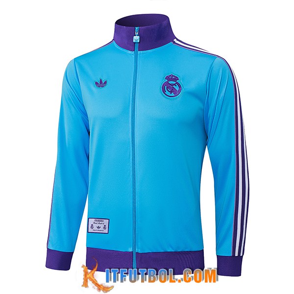 Chaquetas Futbol Real Madrid Azul/Violeta 2025/2026
