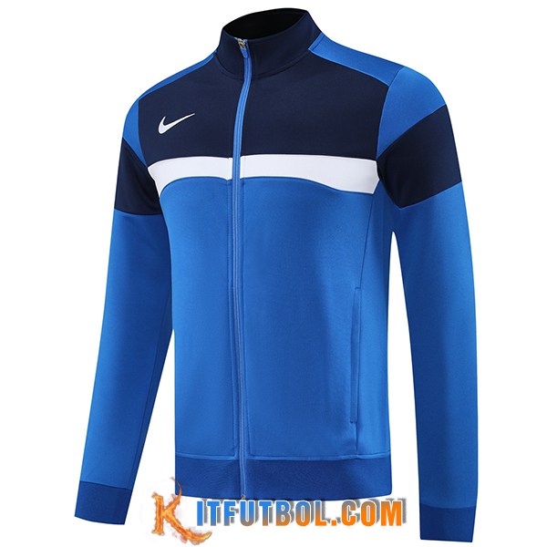 Chaquetas Futbol Nike Azul/Blanco 2025/2026 -02