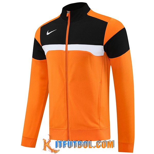 Chaquetas Futbol Nike Naranja/Negro/Blanco 2025/2026