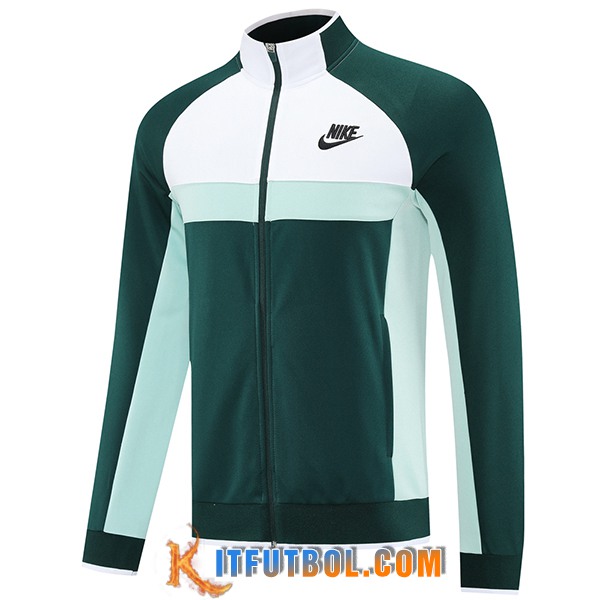 Chaquetas Futbol Nike Verde/Blanco 2025/2026