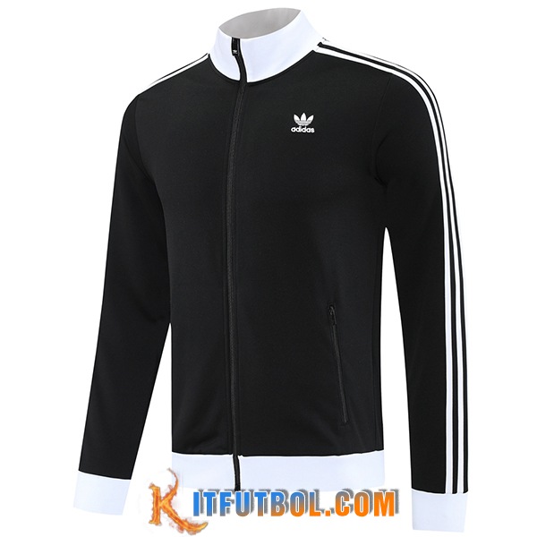 Chaquetas Futbol Adidas Negro/Blanco 2025/2026