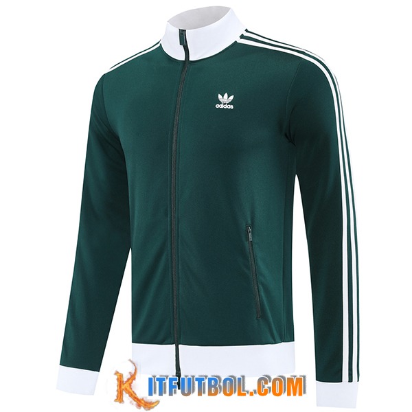 Chaquetas Futbol Adidas Verde/Blanco 2025/2026