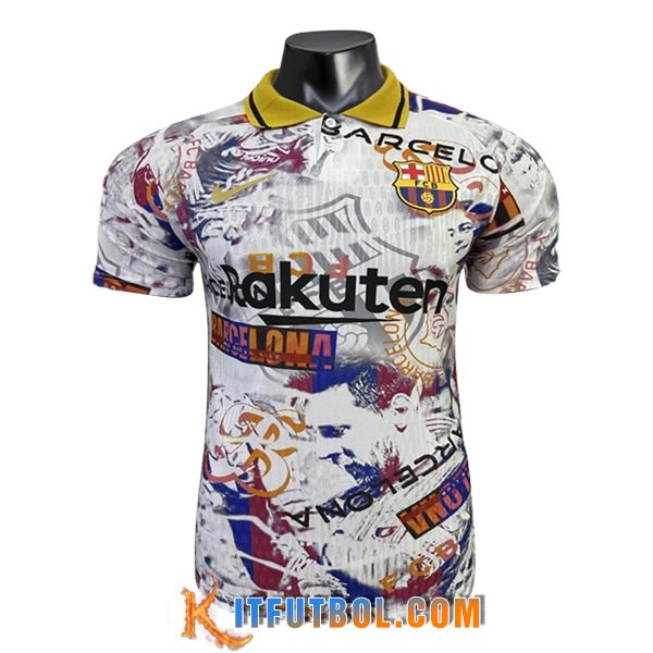 Camisetas De Futbol FC Barcelona Special Edition Blanco/Rojo 2025/2026