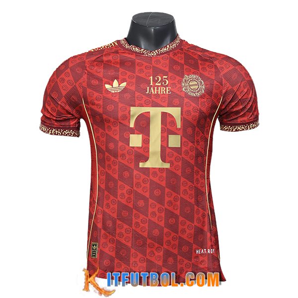 Camisetas De Futbol Bayern Munich 125th Anniversary Edition Rojo 2025/2026