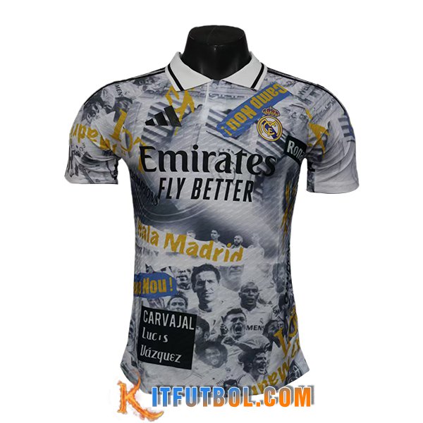 Camisetas De Futbol Real Madrid Special Edition Blanco/Negro 2025/2026