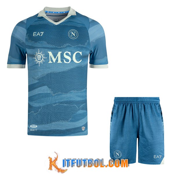 Camisetas De Futbol SSC Napoli Ninos Partenope Edition 2024/2025
