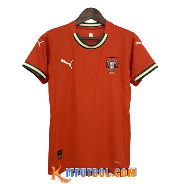 Nueva Camisetas De Futbol Portugal Mujer Primera 2025/2026