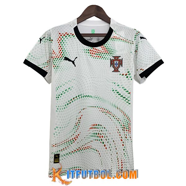 Nueva Camisetas De Futbol Portugal Mujer Segunda 2025/2026
