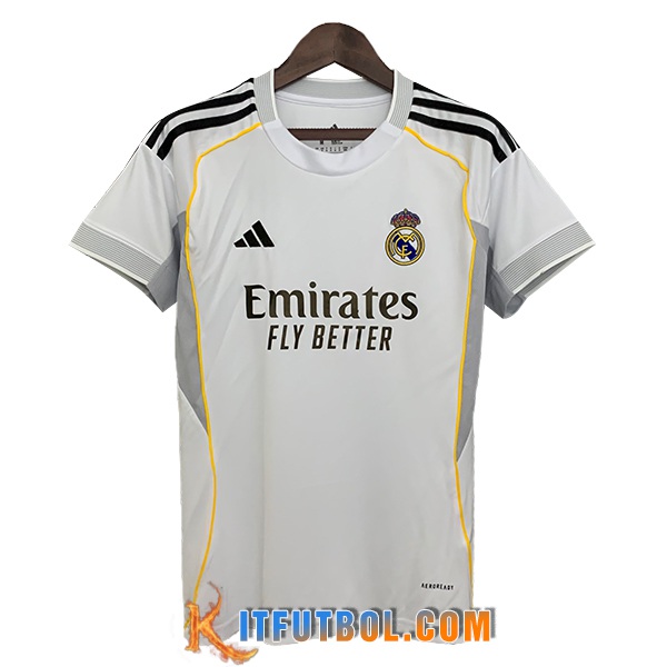 Camisetas De Futbol Real Madrid Mujer Primera 2025/2026