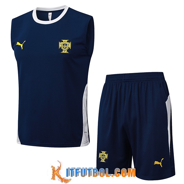 Camiseta Entrenamiento sin mangas Portugal Azul/Blanco 2025/2026