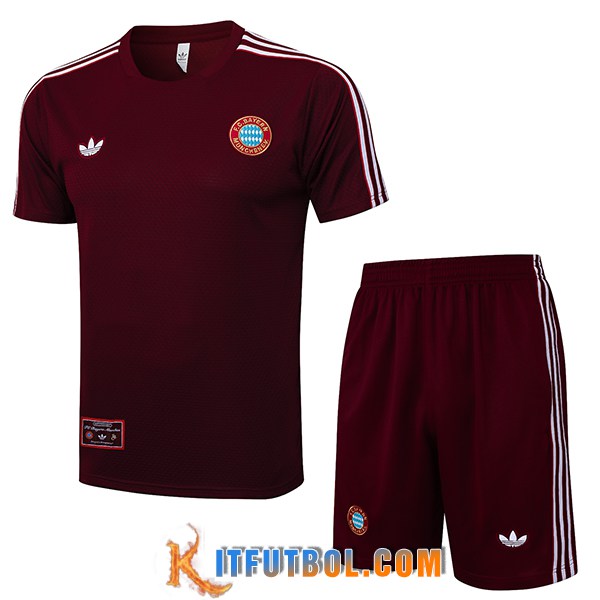 Camiseta Entrenamiento Bayern Munich Rojo/Blanco 2025/2026