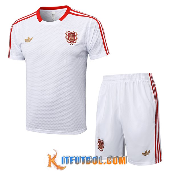 Camiseta Entrenamiento Bayern Munich Blanco/Rojo 2025/2026