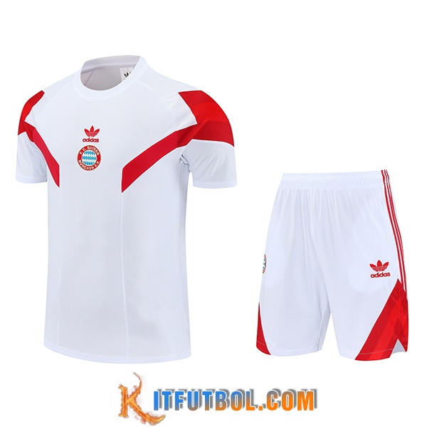 Camiseta Entrenamiento Bayern Munich Blanco/Rojo 2025/2026 -02