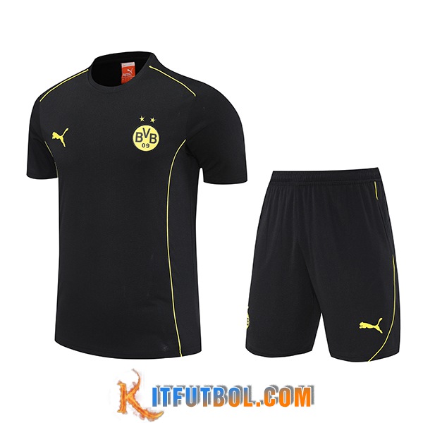 Camiseta Entrenamiento Dortmund Negro/Amarillo 2025/2026