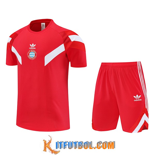 Camiseta Entrenamiento Bayern Munich Rojo/Blanco 2025/2026 -02