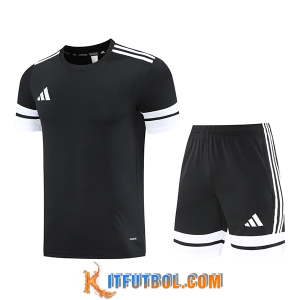 Camiseta Entrenamiento Adidas Negro/Blanco 2025/2026