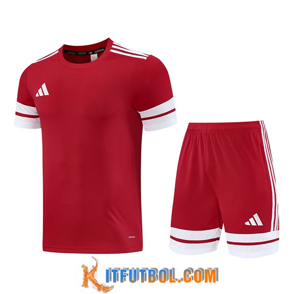 Camiseta Entrenamiento Adidas Rojo/Blanco 2025/2026