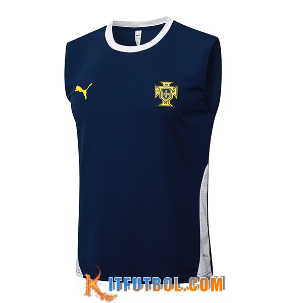 Chalecos De Futbol Portugal Azul/Blanco 2025/2026