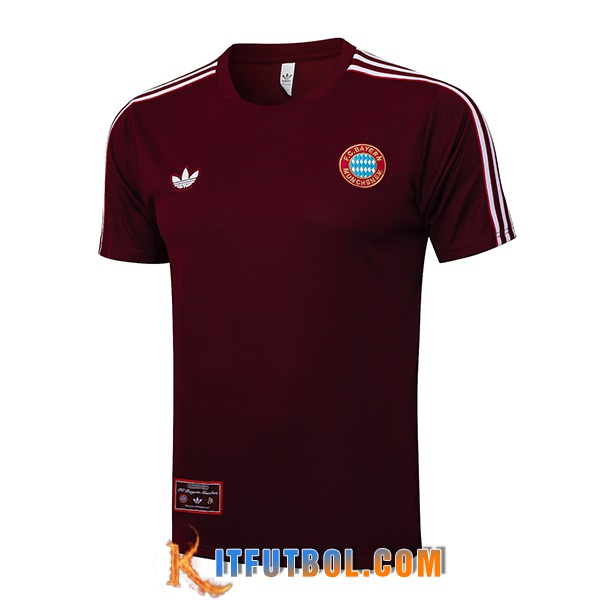 Camiseta Entrenamiento Bayern Munich Rojo/Blanco 2025/2026