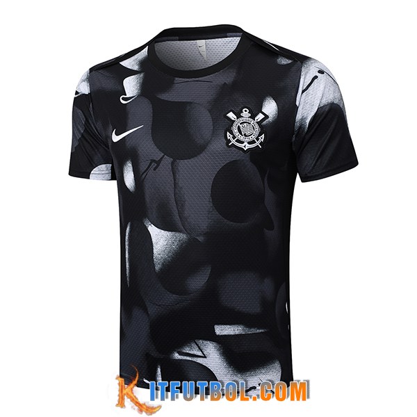 Camiseta Entrenamiento Corinthians Negro/Gris 2025/2026