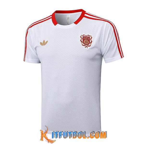 Camiseta Entrenamiento Bayern Munich Blanco/Rojo 2025/2026