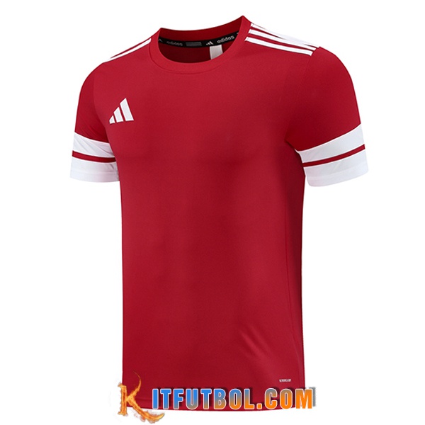Camiseta Entrenamiento Adidas Rojo/Blanco 2025/2026