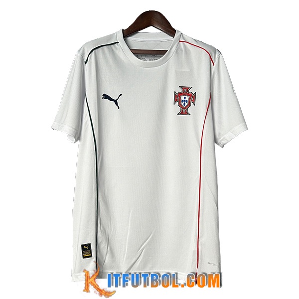 Camiseta Entrenamiento Portugal Blanco/Negro/Rojo 2025/2026