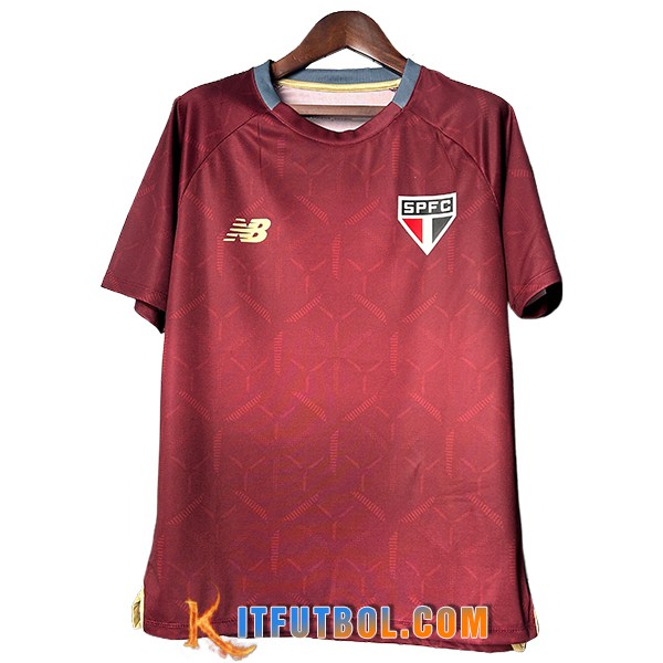 Camiseta Entrenamiento Sao Paulo FC Rojo 2025/2026 -02
