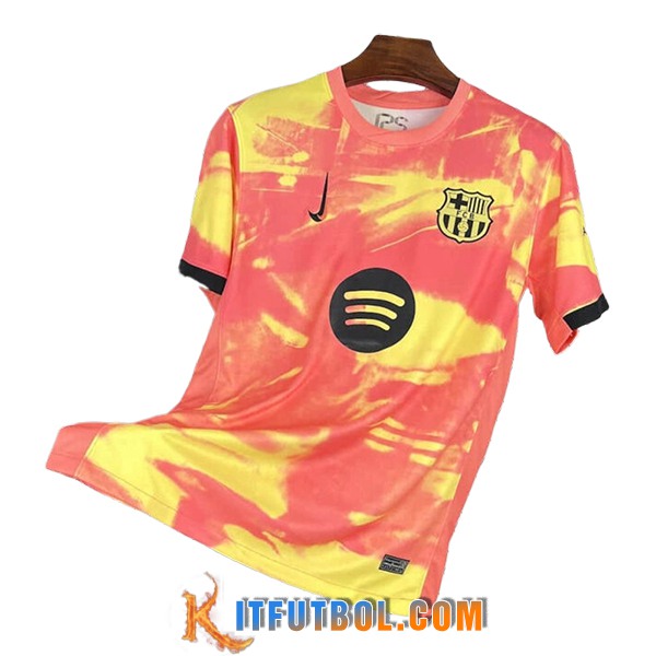 Camiseta Entrenamiento FC Barcelona Naranja/Amarillo 2025/2026