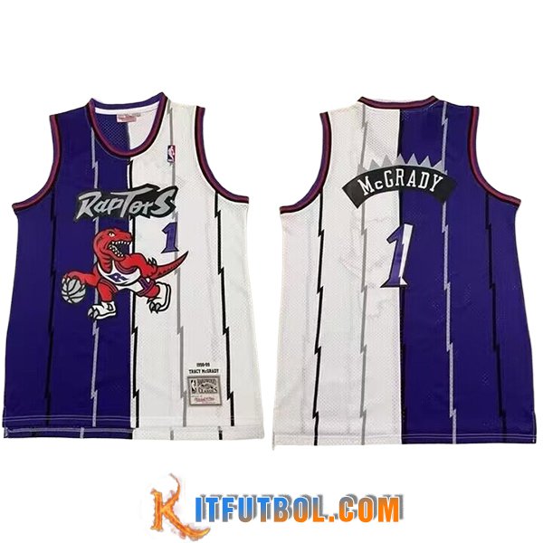 Camisetas NBA Toronto Raptors (McGRADY #1) 2025/26 Violeta/Blanco