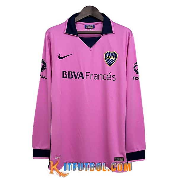 Camisetas De Futbol Boca Juniors Retro Segunda Manga Largas 214/2015